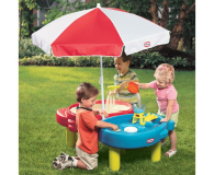 Little Tikes Piaskownica Wodny Stół + parasol - 421978 - zdjęcie 3